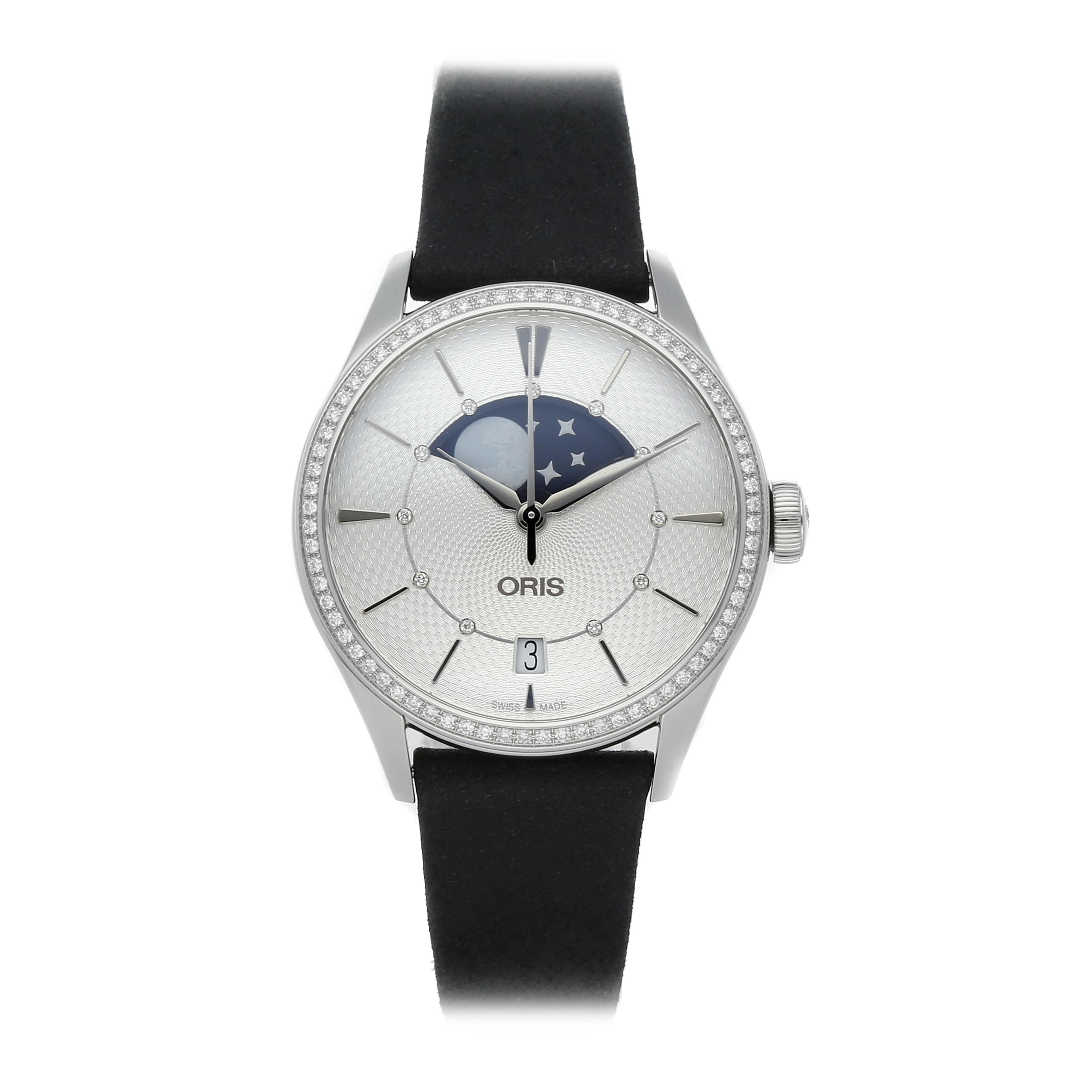 Oris Artelier Grande Lune Date Diamonds 01 763 7723 4951 07 5 18